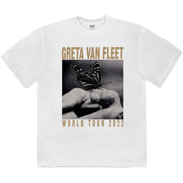 Greta Van Fleet | Official Band T-Shirt| World Tour Butterfly
