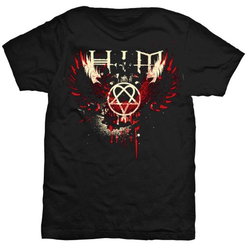 HIM | Official Band T-shirt | Wings Splatter