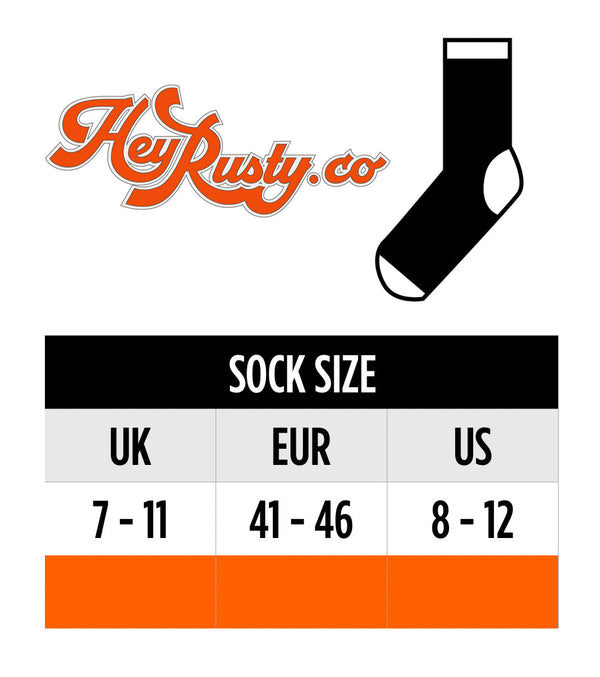 Eric Clapton Socks 2 Pack - Adult UK 7-11 (EU 41-46, US 8-12)