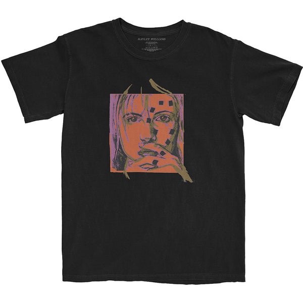 Hayley Williams | Official Band T-shirt | Petals Sketch (Back Print)