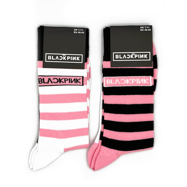 BlackPink Socks 2 Pack - Adult UK 7-11 (EU 41-46, US 8-12)