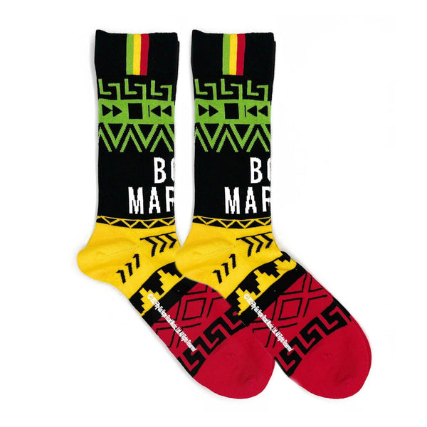Bob Marley Socks 2 Pack - Adult UK 7-11 (EU 41-46, US 8-12)