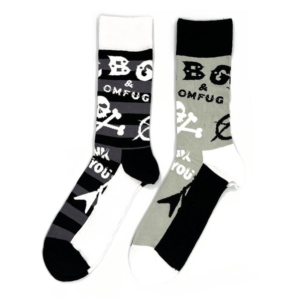 CBGB Socks 2 Pack - Adult UK 7-11 (EU 41-46, US 8-12)