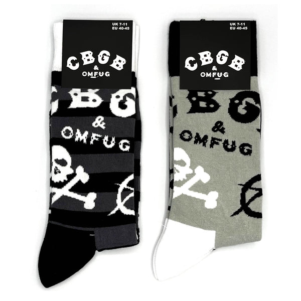 CBGB Socks 2 Pack - Adult UK 7-11 (EU 41-46, US 8-12)