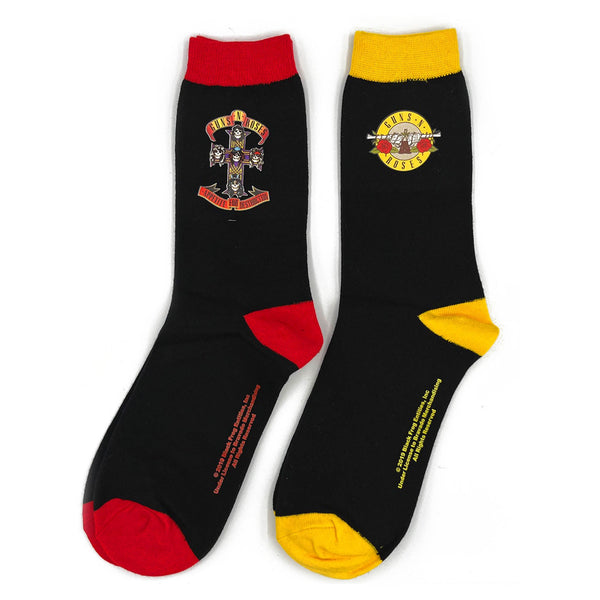 Guns N' Roses Socks 2 Pack - Adult UK 7-11 (EU 41-46, US 8-12)