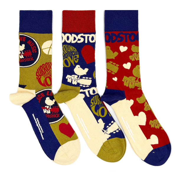 Woodstock Socks 3 Pack - Adult UK 7-11 (EU 41-46, US 8-12)