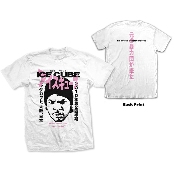 Ice Cube | Official Band T-Shirt | Beanie Kanji (Back Print)