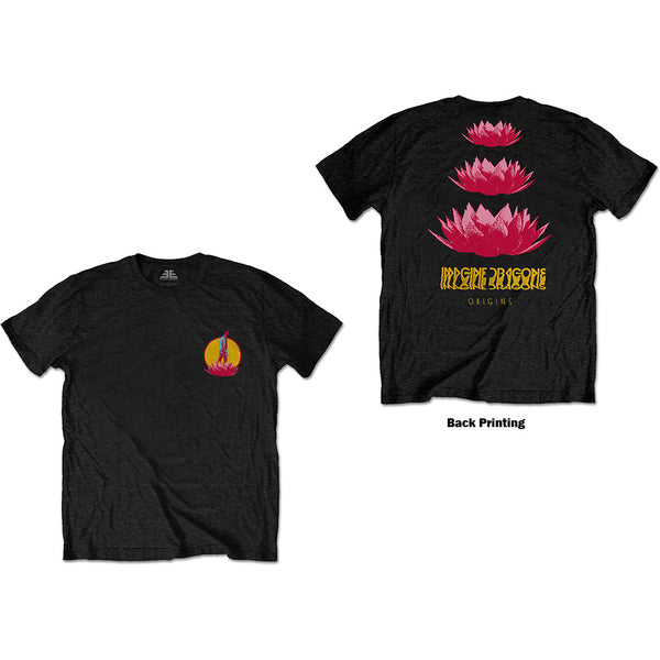 Imagine Dragons | Official Band T-Shirt | Origins Lotus (Back Print)