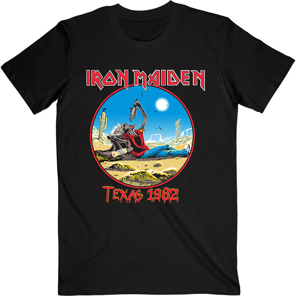 Iron Maiden | Official Band T-Shirt | The Beast Tames Texas (Back Print)