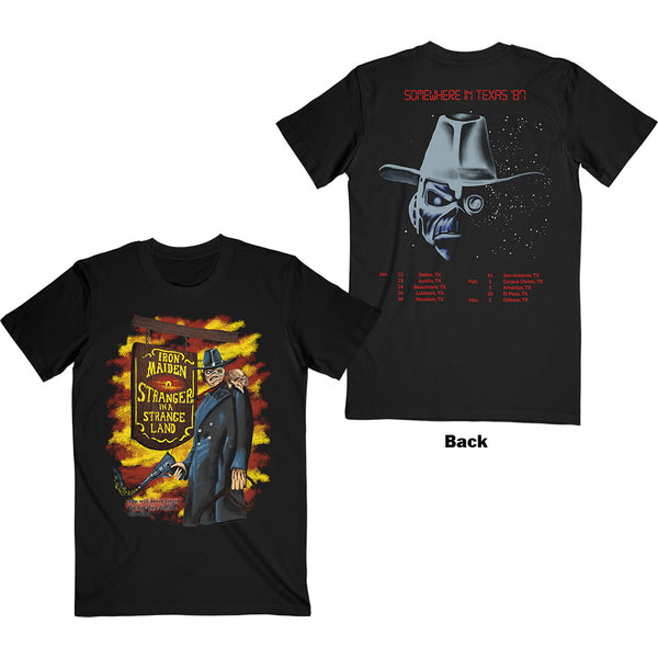 Iron Maiden | Official Band T-Shirt | Stranger In A Strange Land (Back Print)