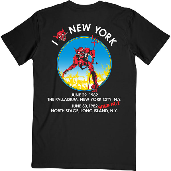 Iron Maiden | Official Band T-Shirt | The Beast In New York (Back Print)
