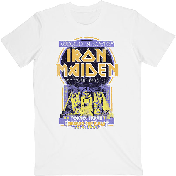 Iron Maiden | Official Band T-Shirt | Powerslave Japan Flyer