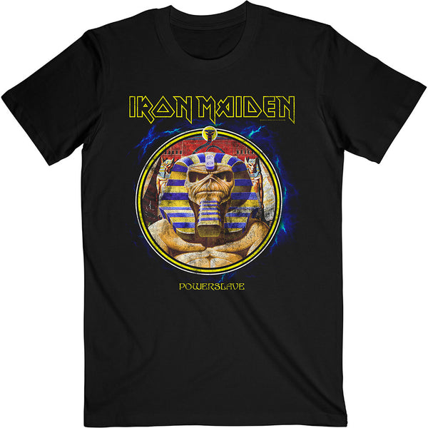 Iron Maiden | Official Band T-Shirt | Powerslave Mummy Circle