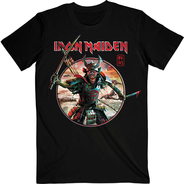 Iron Maiden | Official Band T-Shirt | Senjutsu Eddie Warrior Circle