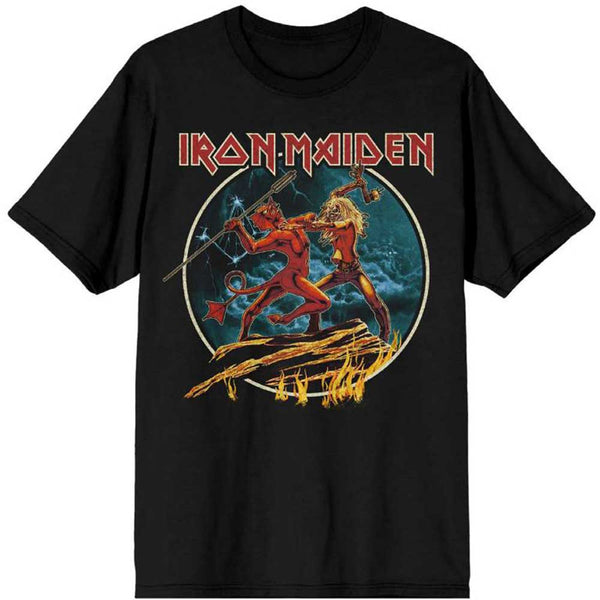 Iron Maiden | Official Band T-Shirt | Number of the Beast Run To The Hills Circular