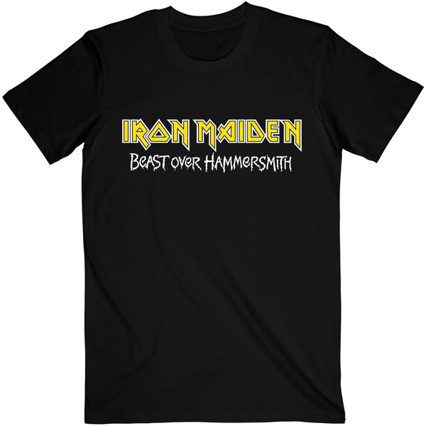 Iron Maiden | Official Band T-Shirt | Beast Over Hammersmith Eddie & Devil (Back Print)