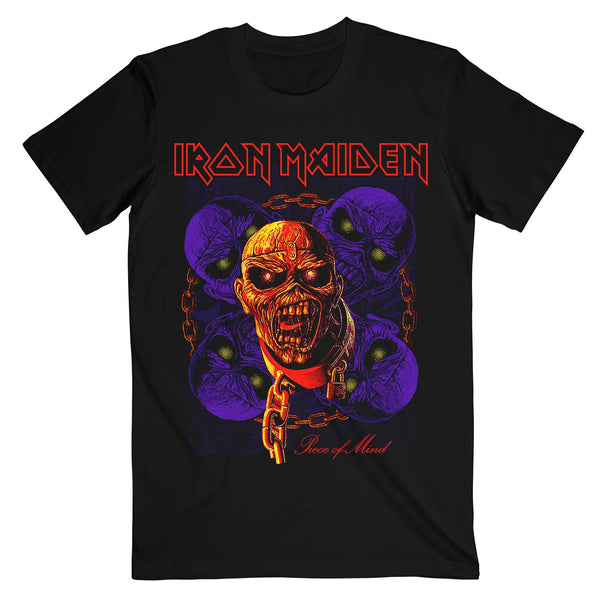 Iron Maiden | Official Band T-Shirt | Piece of Mind Multi Head Eddie