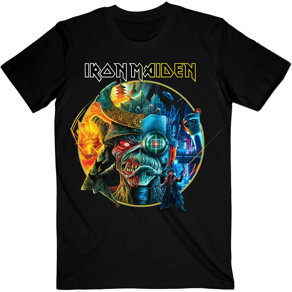 Iron Maiden | Official Band T-Shirt | The Future Past Tour '23 Circle Art