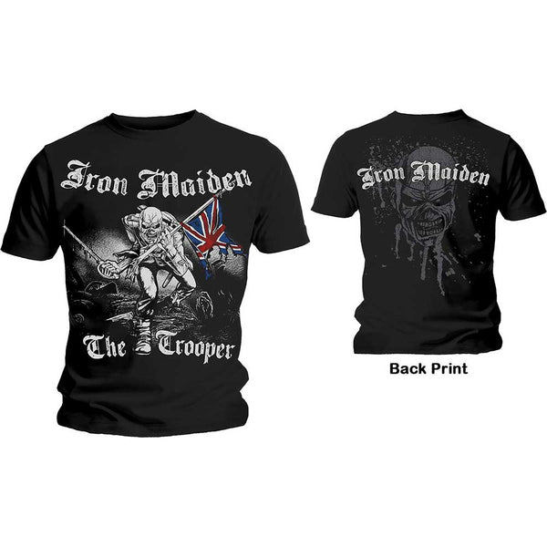 Iron Maiden | Official Band T-Shirt | Sketched Trooper (Back Print)