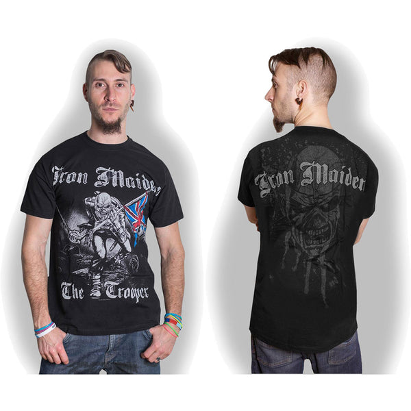 Iron Maiden | Official Band T-Shirt | Sketched Trooper (Back Print)