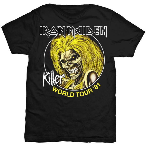 Iron Maiden | Official Band T-Shirt | Killer World Tour 81