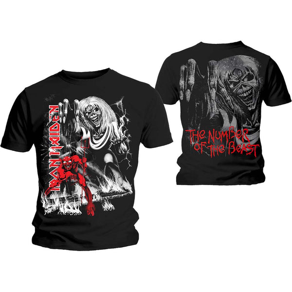 Iron Maiden | Official Band T-Shirt | Number of the Beast Jumbo (Back Print)