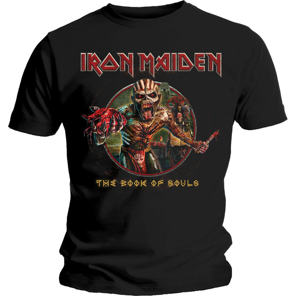 Iron Maiden | Official Band T-Shirt | Book of Souls Eddie Circle