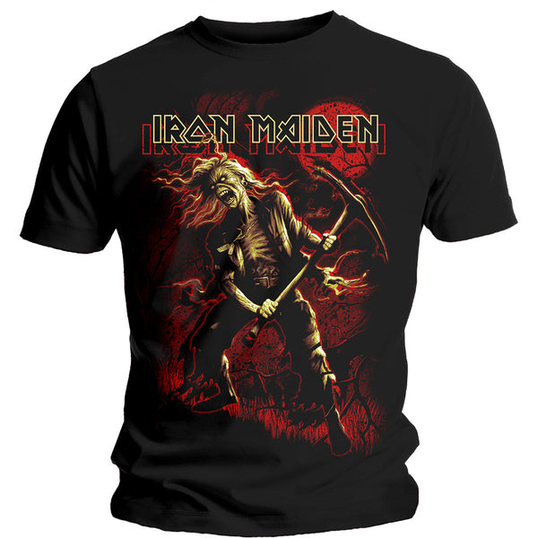 Iron Maiden | Official Band T-Shirt | Benjamin Breeg Red Graphic