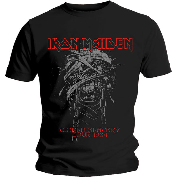 Iron Maiden | Official Band T-Shirt | World Slavery 1984 Tour