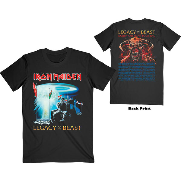 Iron Maiden | Official Band T-Shirt | Two Minutes to Midnight (Back Print)