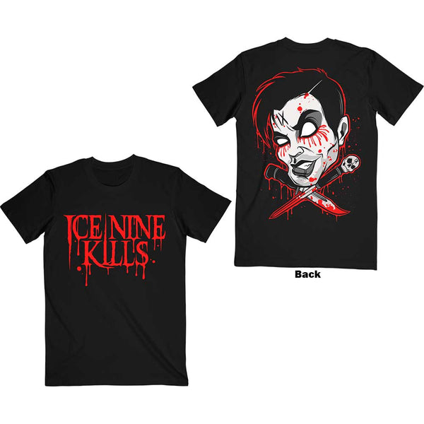 Ice Nine Kills | Official Band T-shirt | Cross Swords (Back Print)
