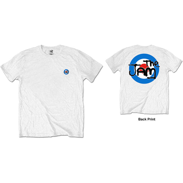 The Jam | Official Band T-Shirt | Target Logo (Back Print)
