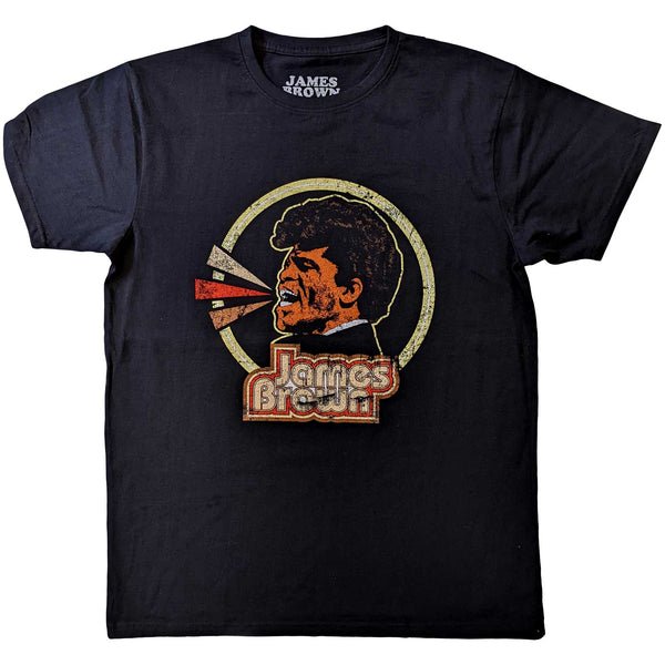 James Brown | Official Band T-Shirt | Circle & Logo