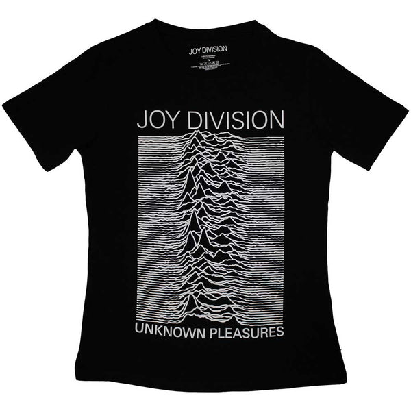 Joy Division | Official Band Ladies T-Shirt | Unknown Pleasures FP