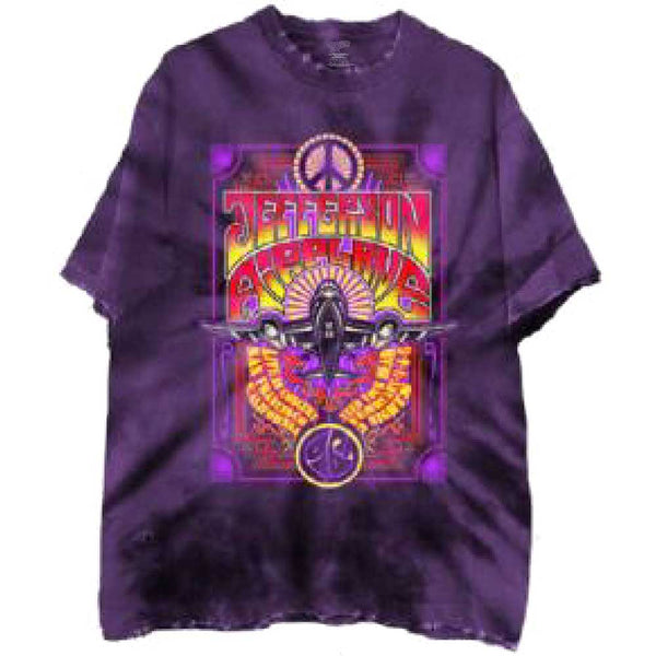 Jefferson Airplane | Official Band T-shirt | Live in San Francisco, CA (Dip-Dye)