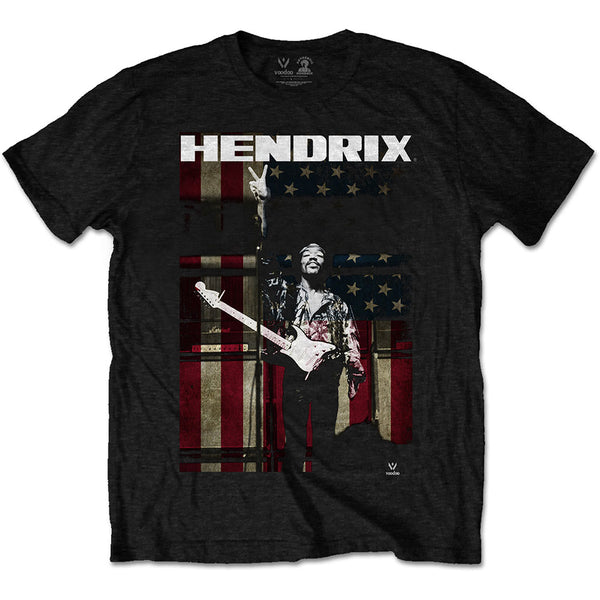 Jimi Hendrix | Official Band T-shirt | Peace Flag
