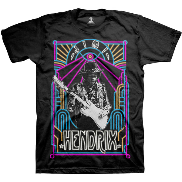Jimi Hendrix | Official Band T-Shirt | Electric Ladyland Neon