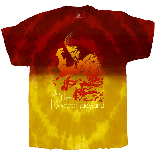 Jimi Hendrix | Official Band T-Shirt | Electric Ladyland (Dip-Dye)