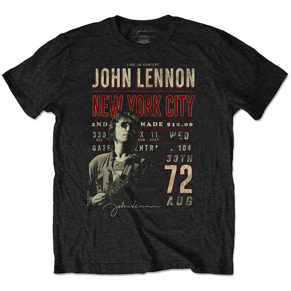 John Lennon Unisex Eco T-Shirt: NYC '72