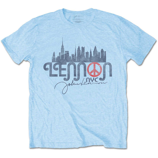 John Lennon | Official Band T-Shirt | NYC Skyline