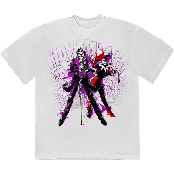 DC Comics | Official Band T-Shirt | Joker - Harley & Joker Haha