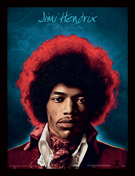 Jimi Hendrix Both Sides Of The Sky: 30 x 40cm Framed Print