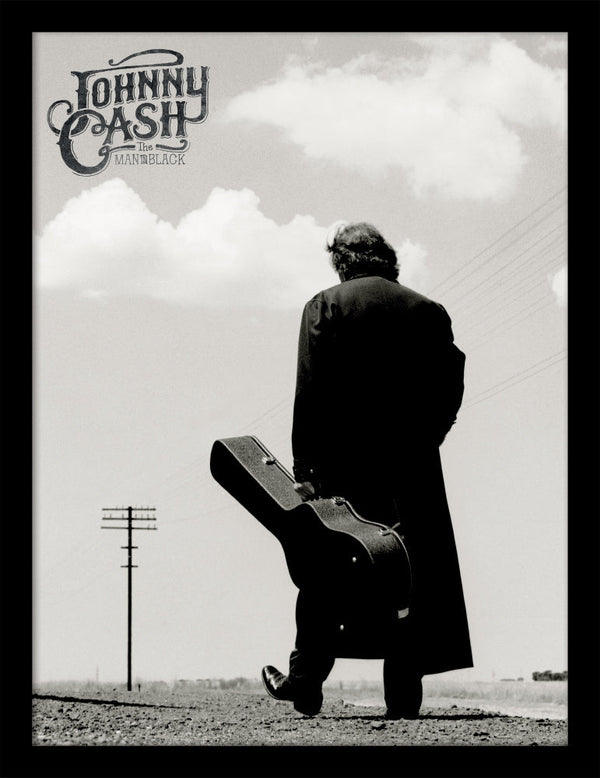 Johnny Cash 2: 30 x 40cm Framed Print