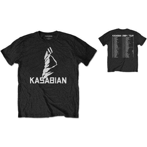 Kasabian | Official Band T-Shirt | Ultra Face 2004 Tour (Back Print)