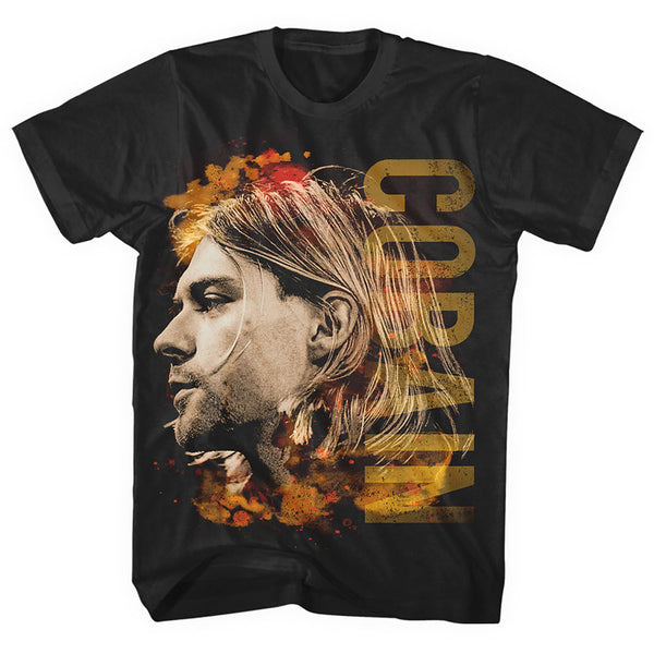 Kurt Cobain | Official Band T-Shirt | Coloured Side View