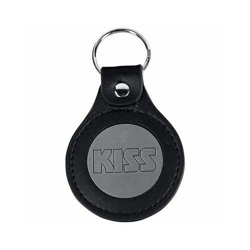 KISS Keychain: Logo (Leather Fob)