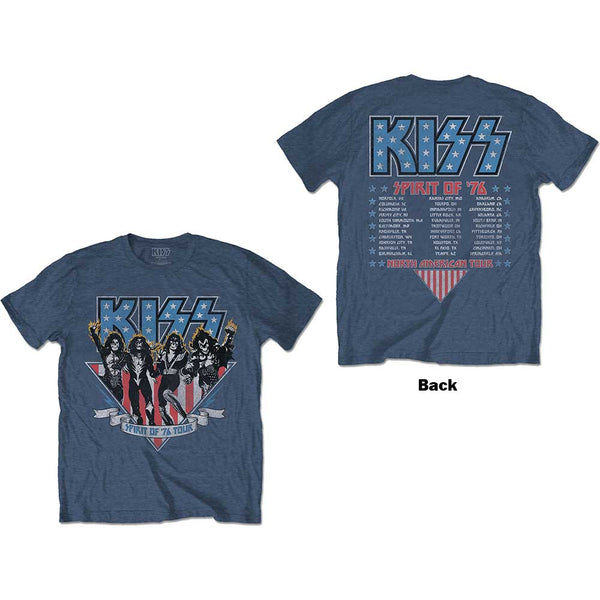 KISS | Official Band T-Shirt | Americana (Back Print)