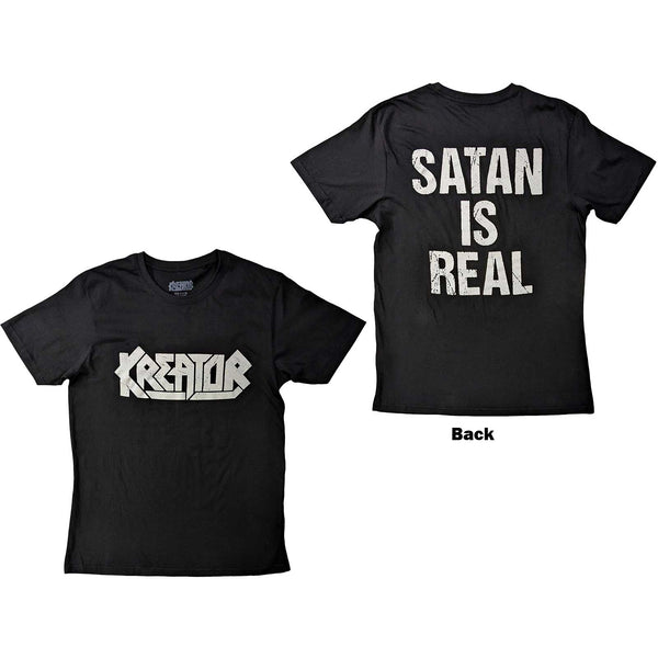 Kreator | Official Band T-Shirt | Satan Is Real (Back Print)