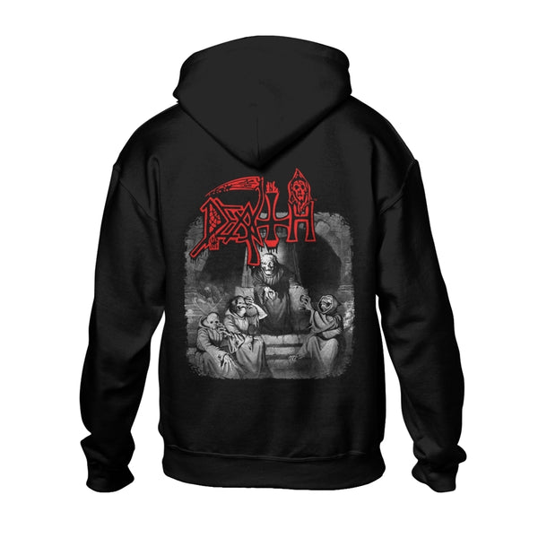 Death Unisex Hooded Top: Scream Bloody Gore (back print)