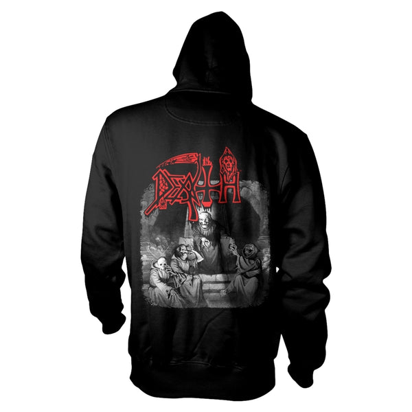 Death Unisex Hooded Top: Scream Bloody Gore (back print)